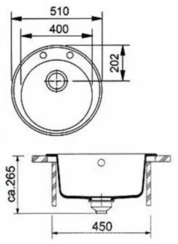 Кухонная мойка Franke Ronda ROG 610-41 (графит) фото
