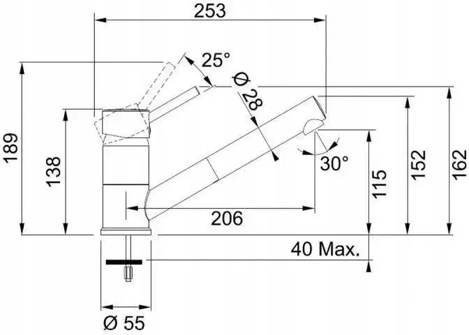 Смеситель Franke Sinta (с выдвижным шлангом, хром/бежевый) фото