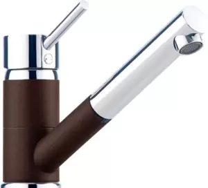 Смеситель Franke Sinta (с выдвижным шлангом, хром/шоколад) фото