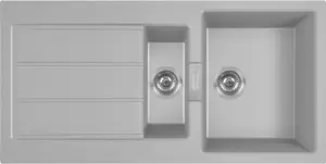 Кухонная мойка Franke Sirius 2.0 S2D 651-100 (каменный серый) фото