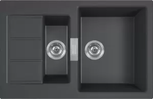 Кухонная мойка Franke Sirius 2.0 S2D 651-78 (черный карбон) фото
