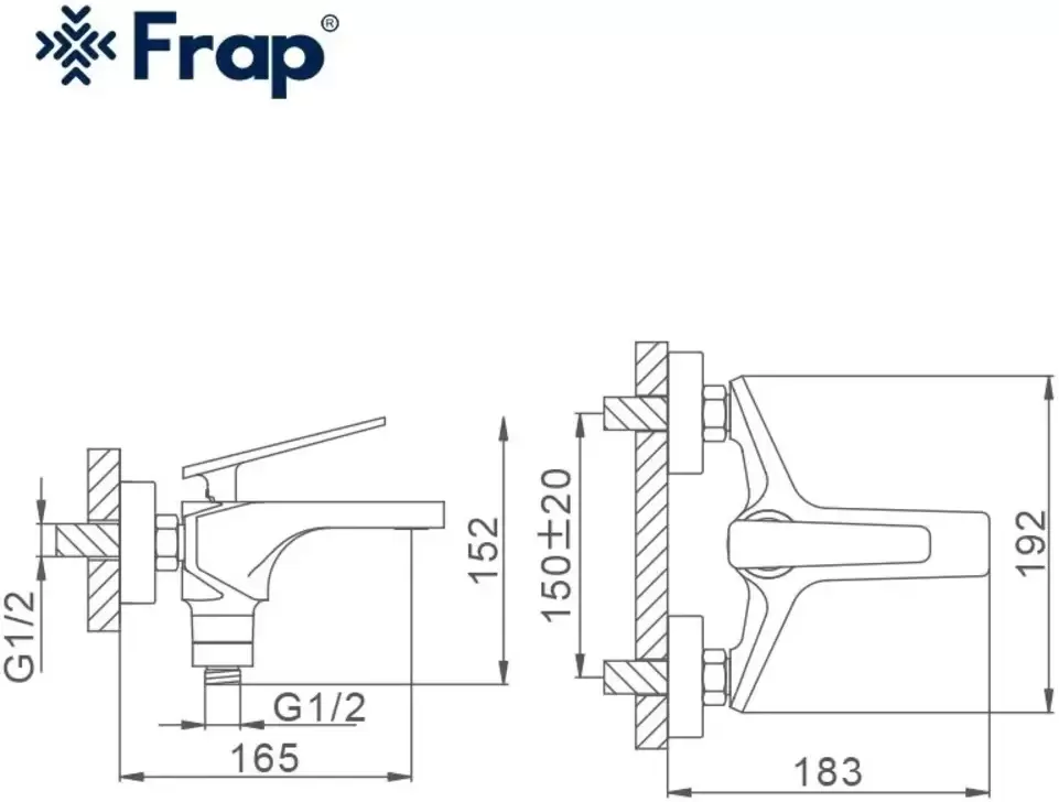 Смеситель Frap F3257 фото 2