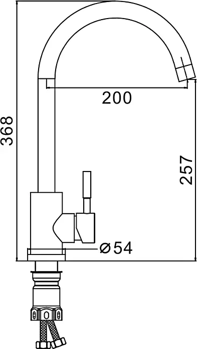 Смеситель Frap F40899 фото 2