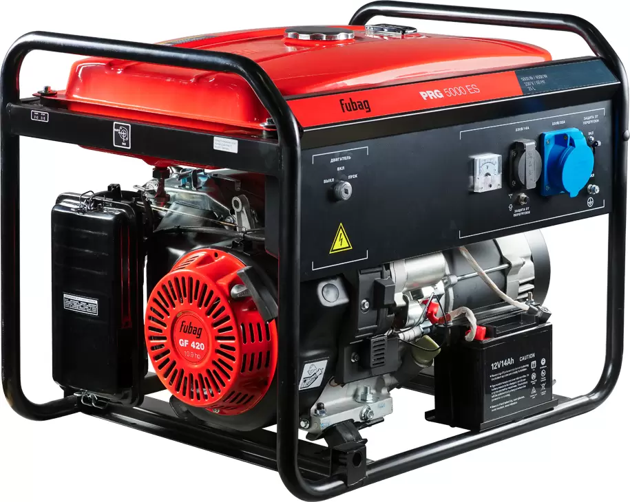 Бензиновый генератор Fubag PRG 5000 ES фото 2