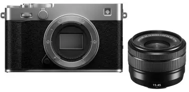 Фотоаппарат Fujifilm X-E5 kit 15-45mm f3.5-5.6 OIS PZ (серебристый) фото
