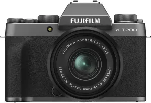 Фотоаппарат Fujifilm X-T200 Kit 15-45mm Dark Silver фото