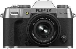 Фотоаппарат Fujifilm X-T50 Kit 15-45mm (серебристый) icon