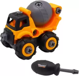 Игрушка-конструктор Funky Toys Бетономешалка отверткой FT0398153 фото