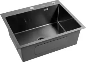 Кухонная мойка Futur FK 5550 ECO (Black Nano) фото