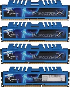 Комплект памяти G.Skill RipjawsX (F3-1600C9Q-32GXM) DDR3 PC3-12800 4x8GB фото