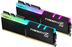 Оперативная память G.SKILL Trident Z RGB 2x16GB DDR4 PC4-38400 F4-4800C20D-32GTZR фото