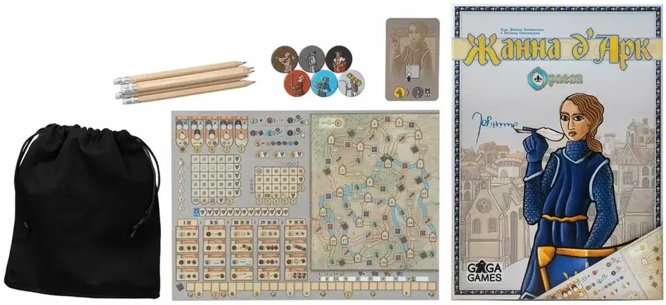 Настольная игра GaGa Games Орлеан. Жанна д'Арк фото 4