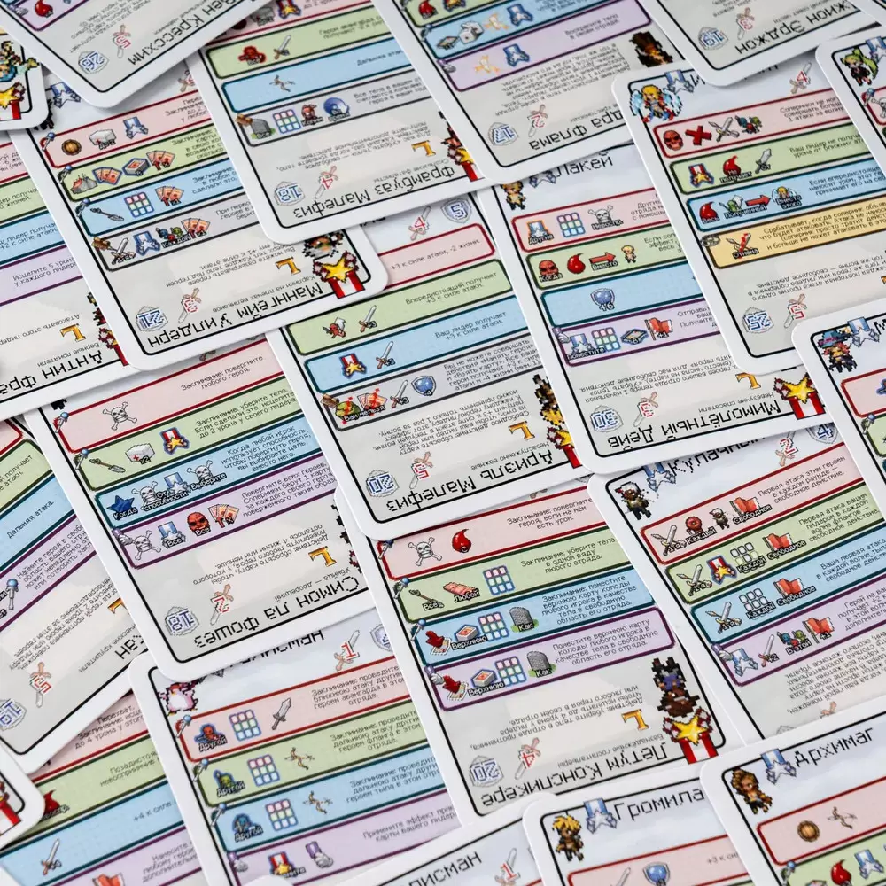 Настольная игра GaGa Games Пиксель Тактикс. Легенды (Pixel Tactics. Legends) фото