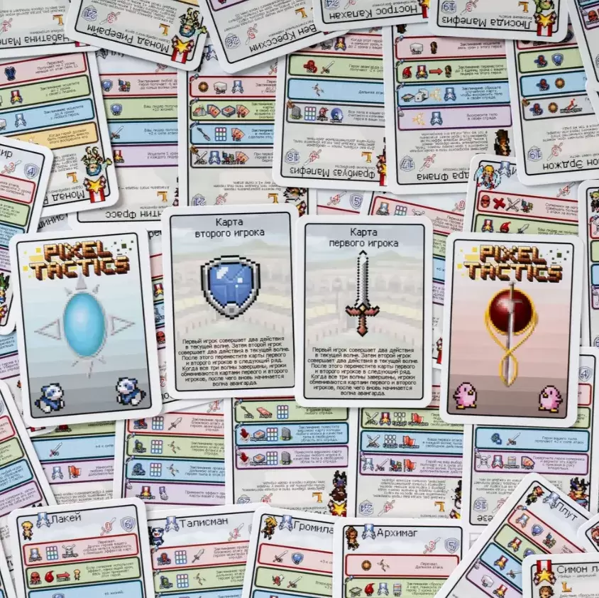 Настольная игра GaGa Games Пиксель Тактикс. Легенды (Pixel Tactics. Legends) фото