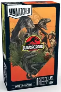 Детская настольная игра GaGa Games Unmatched. Jurassic Park. InGen vs Raptors GG363 (с русскими правилами) фото