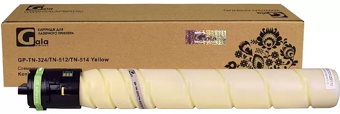 Gala-print GP-TN-324/TN-512/TN-514-Y (аналог Konica Minolta TN-324/TN-512/TN-514_Y)