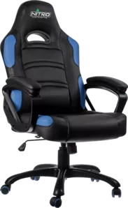 Кресло GameMax GCR07 (черный/синий) фото