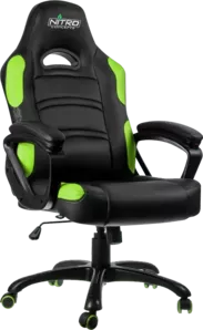 Кресло GameMax GCR07 (черный/зеленый) фото