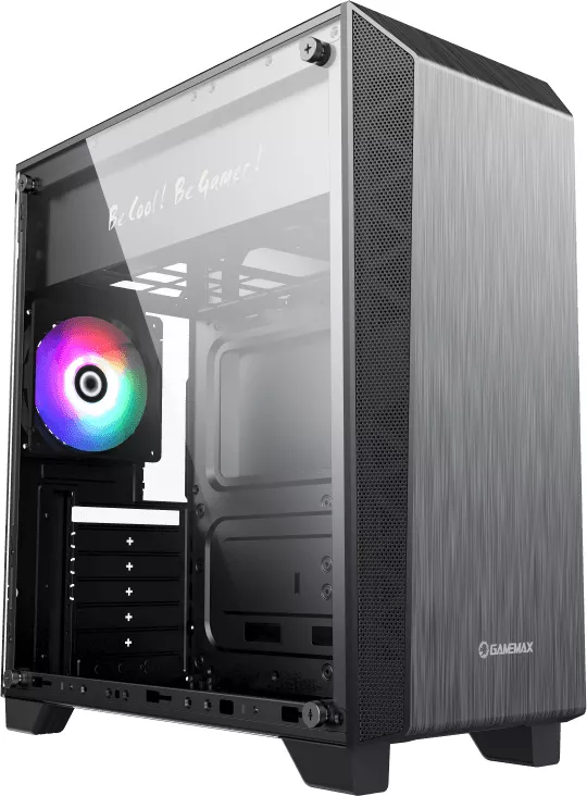 Корпус Miditower Gamemax REVOLT ATX без БП с окном — купить, цена и  характеристики, отзывы