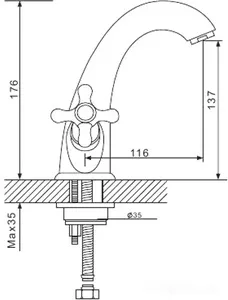 Смеситель Gappo G1063 фото