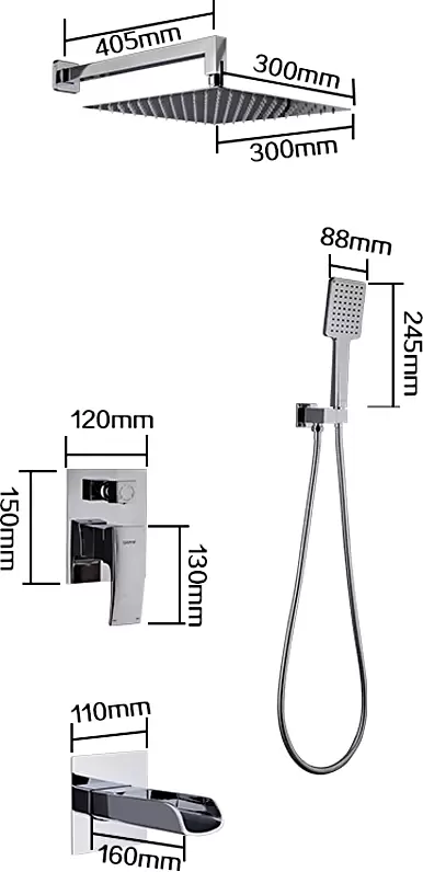 Душевая система GAPPO G7107-20 фото