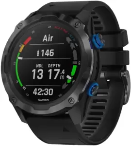 Умные часы Garmin Descent Mk2i (титан с DLC/черный)