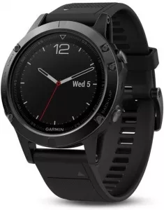 Умные часы Garmin Fenix 5 Sapphire with Black Band (010-01688-10)  фото