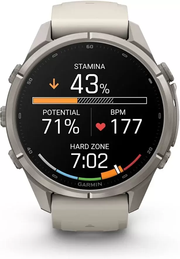 Умные часы Garmin Fenix 9 Pro 43 мм (серый, серый силиконовый ремешок) фото 2