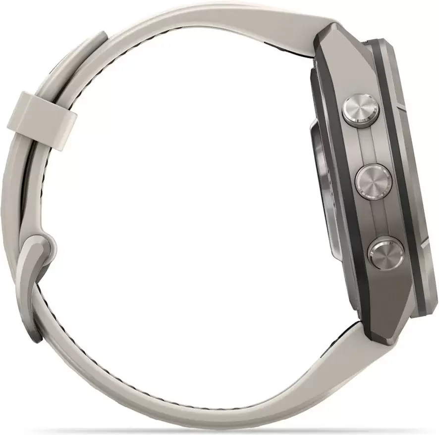 Умные часы Garmin Fenix 9 Pro 43 мм (серый, серый силиконовый ремешок) фото 3
