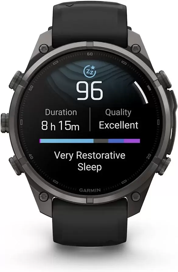 Умные часы Garmin Fenix 9 Pro 47 мм (темно-серый, черный силиконовый ремешок) фото 6