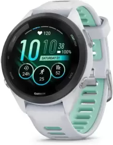 Умные часы Garmin Forerunner 265S (белый камень/нео-тропик) фото