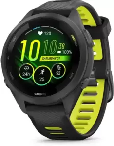 Умные часы Garmin Forerunner 265S (черный/желтый) фото