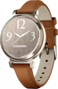 Умные часы Garmin Lily 2 Classic (кремовое золото/коричневый) фото
