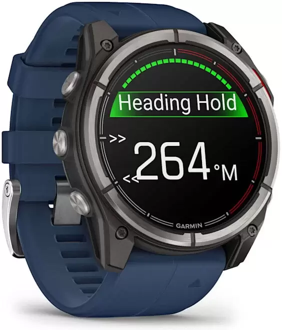 Умные часы Garmin Quatix 8 51 мм (титановый серый/синий) фото 3