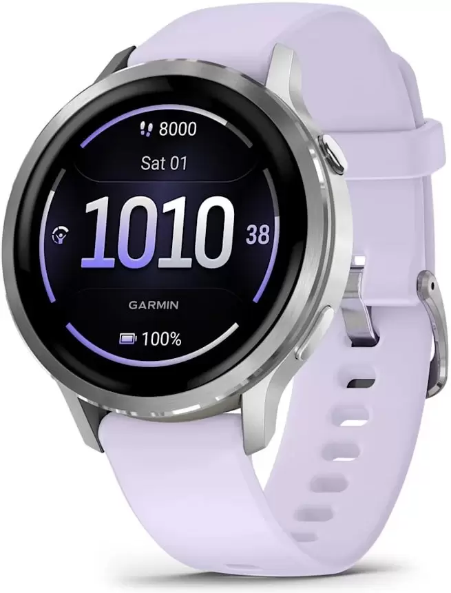 Garmin Venu 4 41 мм (серебристый/сиреневый)