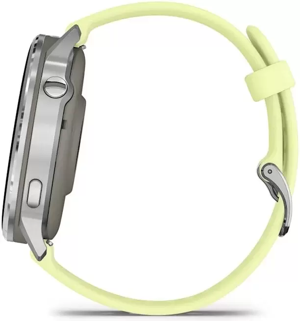 Умные часы Garmin Venu 4 45 мм (серебристый/желтый) фото