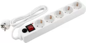 Сетевой фильтр General Lighting GPS-5-10-3x075-700-W / 471013 (7м, белый) icon