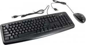 Проводной набор клавиатура + мышь Genius KM-100X фото