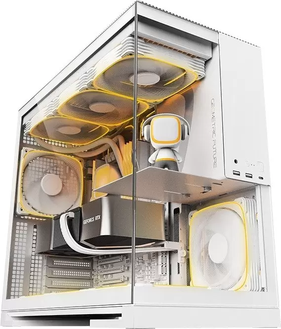 Корпус Geometric Future Model 5 5FAN (белый) фото