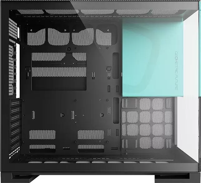 Корпус Geometric Future Model 5 (черный/бирюзовый) фото 2