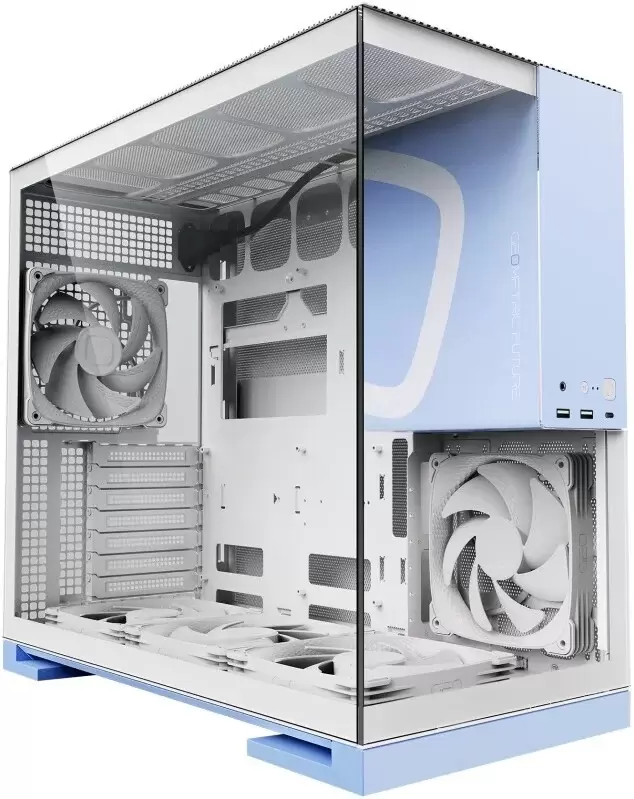 Geometric Future Model 5 5FAN (белый/голубой)