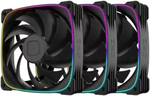 Комплект вентиляторов для корпуса Geometric Future Squama 3003RB-12 Triple Pack (черный) фото