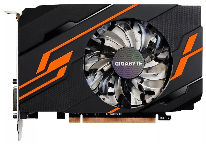 Видеокарта Gigabyte GeForce GT 1030 OC 2GB GV-N1030OC-2GI фото