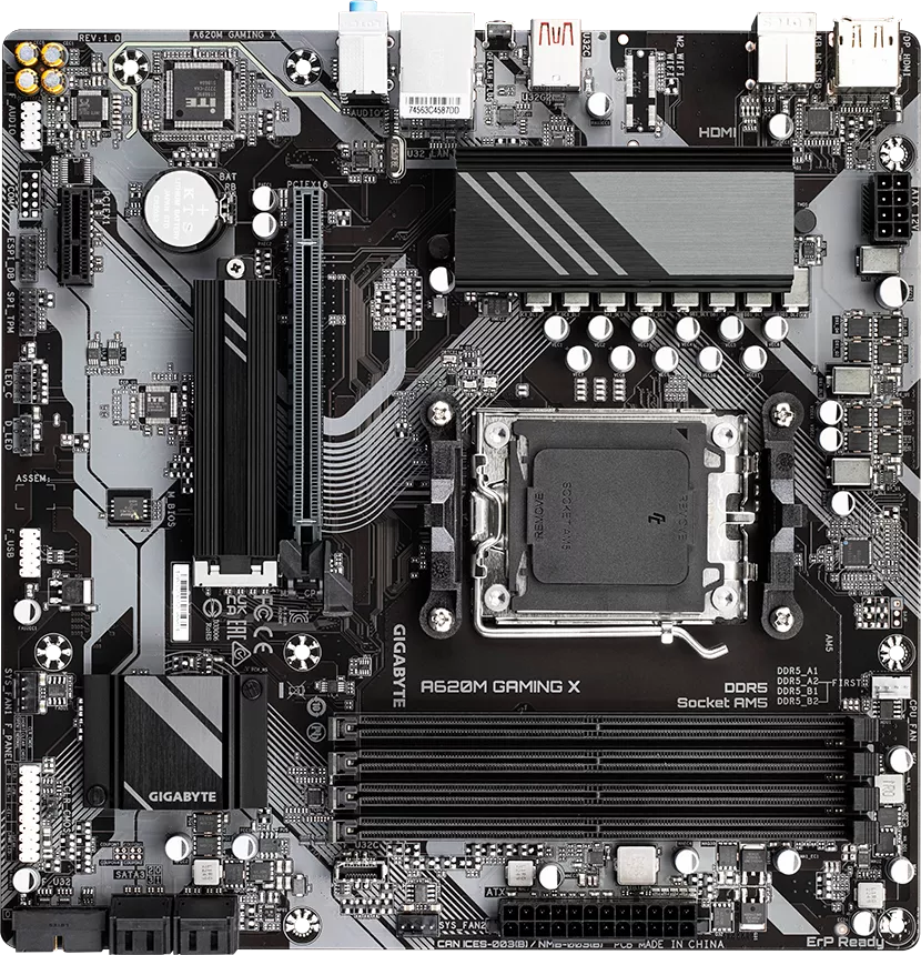 Gigabyte A620M Gaming X (rev. 1.1)
