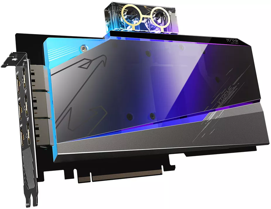 Видеокарта Gigabyte Aorus GeForce RTX 3080 Ti Xtreme Waterforce 12G GDDR6X фото 2