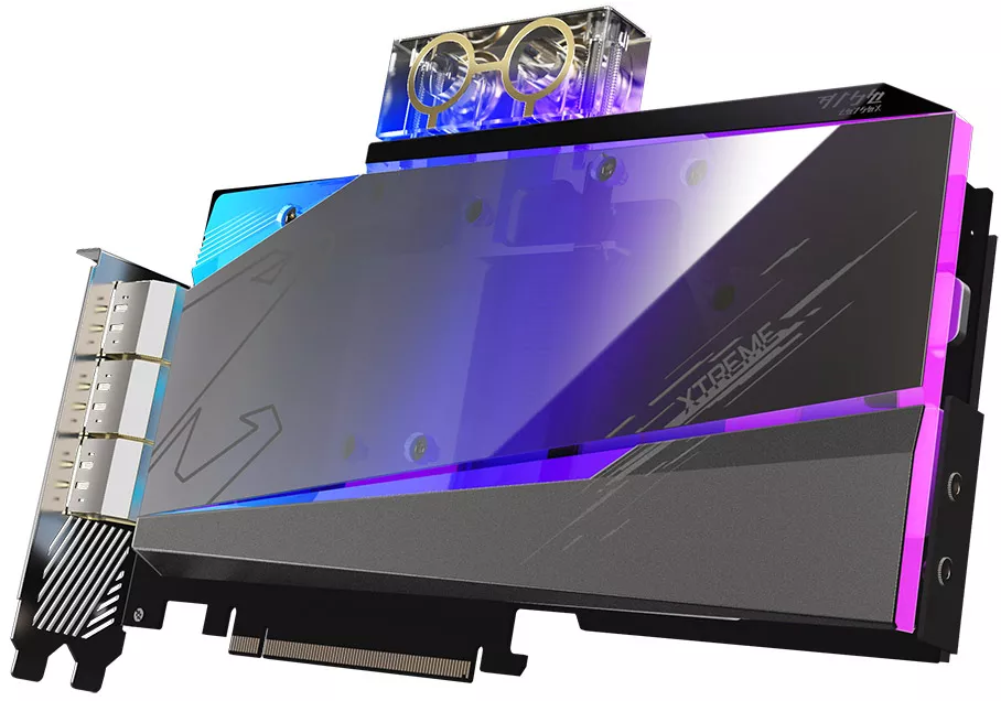 Видеокарта Gigabyte Aorus GeForce RTX 3080 Ti Xtreme Waterforce 12G GDDR6X фото 3