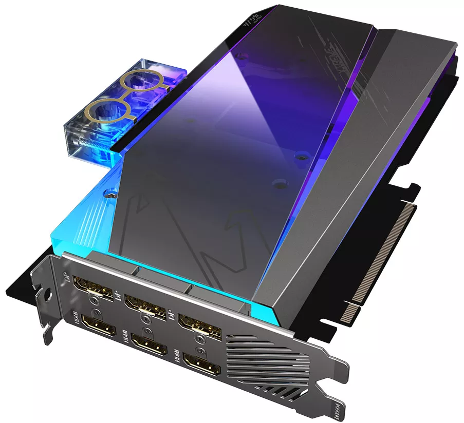 Видеокарта Gigabyte Aorus GeForce RTX 3080 Ti Xtreme Waterforce 12G GDDR6X фото 4