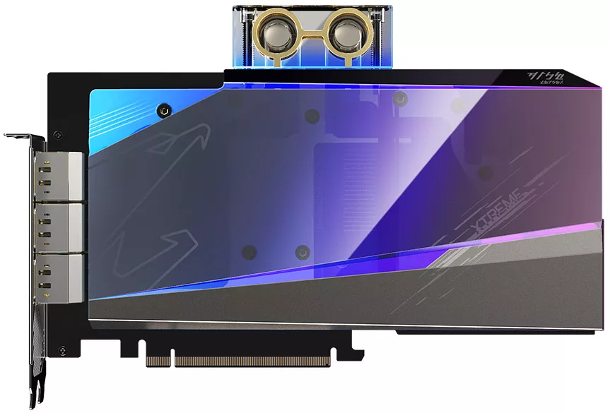 Видеокарта Gigabyte Aorus GeForce RTX 3080 Ti Xtreme Waterforce 12G GDDR6X фото