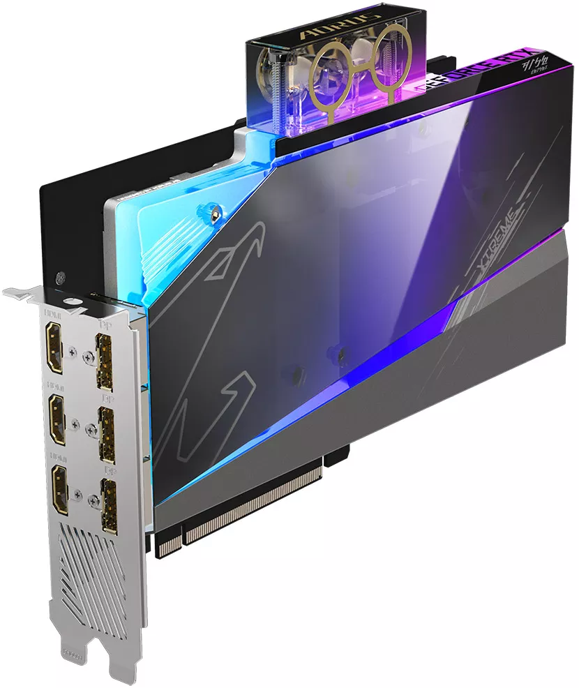 Видеокарта Gigabyte Aorus GeForce RTX 3080 Ti Xtreme Waterforce 12G GDDR6X фото 5