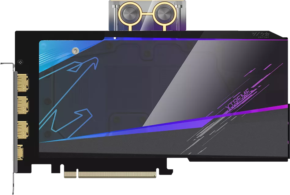 Видеокарта Gigabyte Aorus GeForce RTX 4070 Ti 12GB Xtreme Waterforce WB GV-N407TAORUSX WB-12GD фото